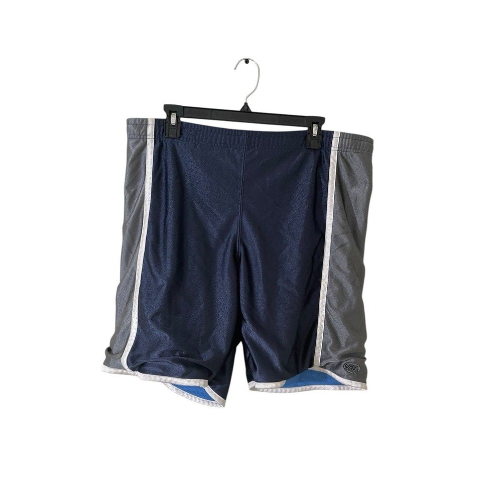 Vtg Dazzle Old Navy Basketball Shorts Men Size Medium Navy Blue Y2K Baggy